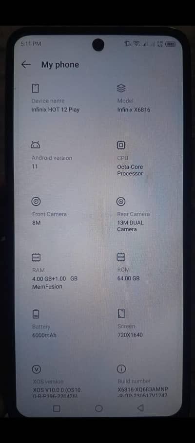 Infinix Hot 12 Play