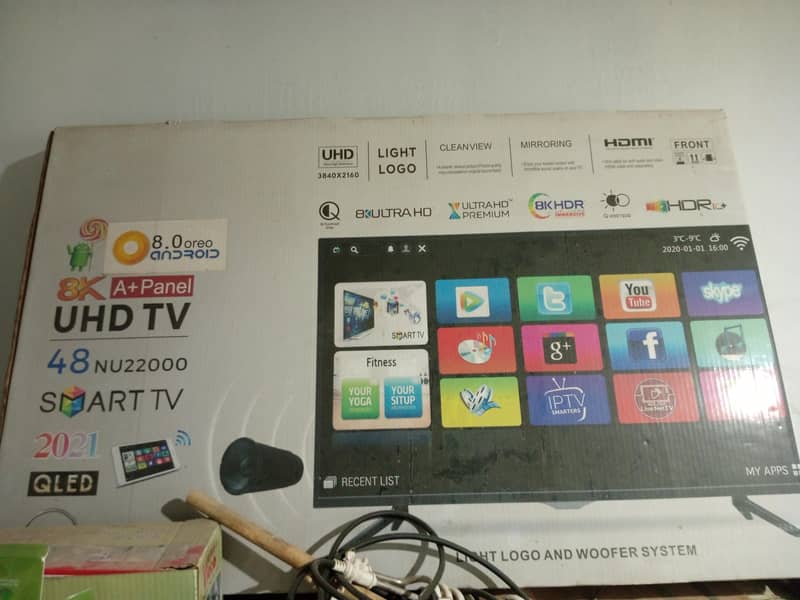 Broken panel led tv 1