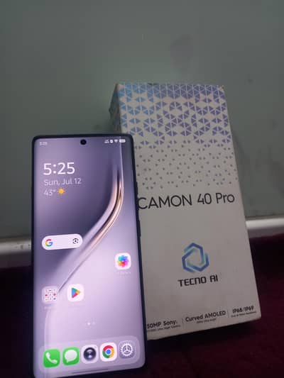 Tecno CAMON 40 Pro 8 months warranty left
