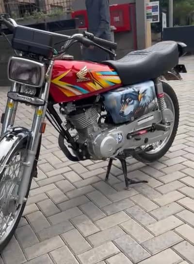Honda CG-125 Black Colour Model 2025