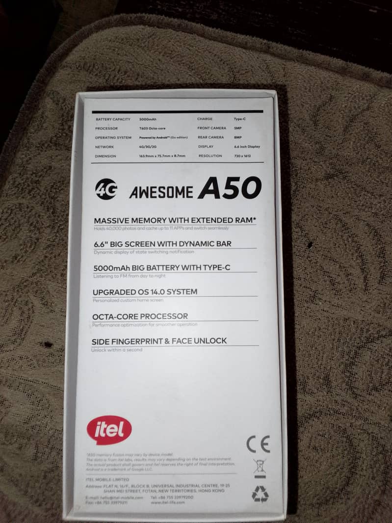 Itel A50 5