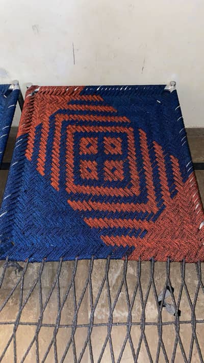 2 Brand New Iron Charpai for Sale – Premium Quality
