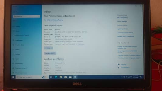 Dell Core i5 4th Gen Laptop | 4GB RAM | Windows 10 Pro | Good