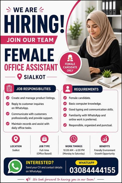 Female office assistant