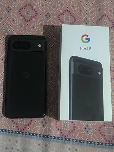 Google Pixel 8 with Original Box and Cable