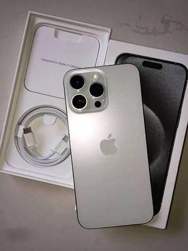 Iphone 15 pro max mobile phone complete box
