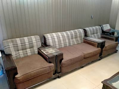 4 Seater sheesham wood sofa set