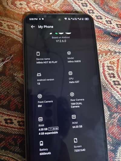 Infinix Hot 30 Play