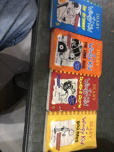 Diary of a wimpy kid 5 books set 2 hard cover