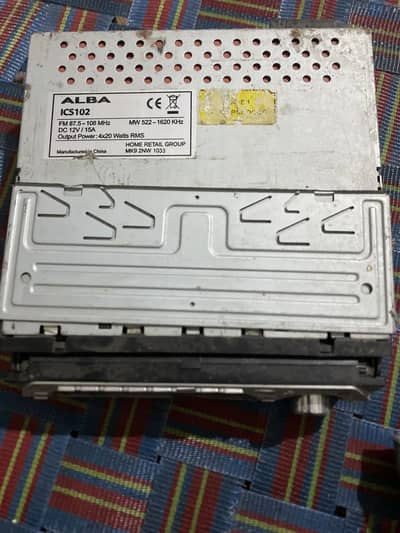 ALBA ICS102 Original Car Stereo / Cassette Player (Single DIN)