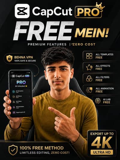 CapCut Pro Free Download  AI Lab + Pro Templates