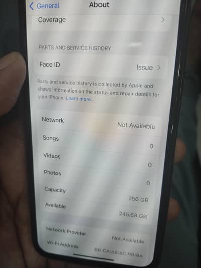 Apple iPhone X 256gb pta