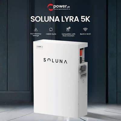 Soluna lithium battery 5kwh