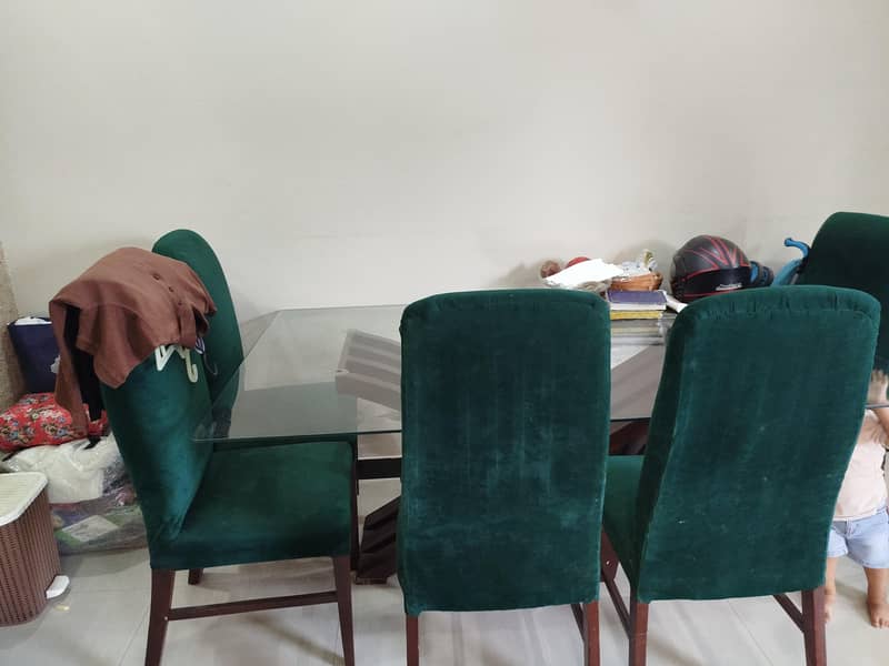 dinning table with chairs 2