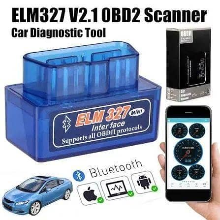 Car OBD2 Diagnostic Scanner – Android Bluetooth Anti-Interference Engine Fault Code Reader Car Diagnostic Tool