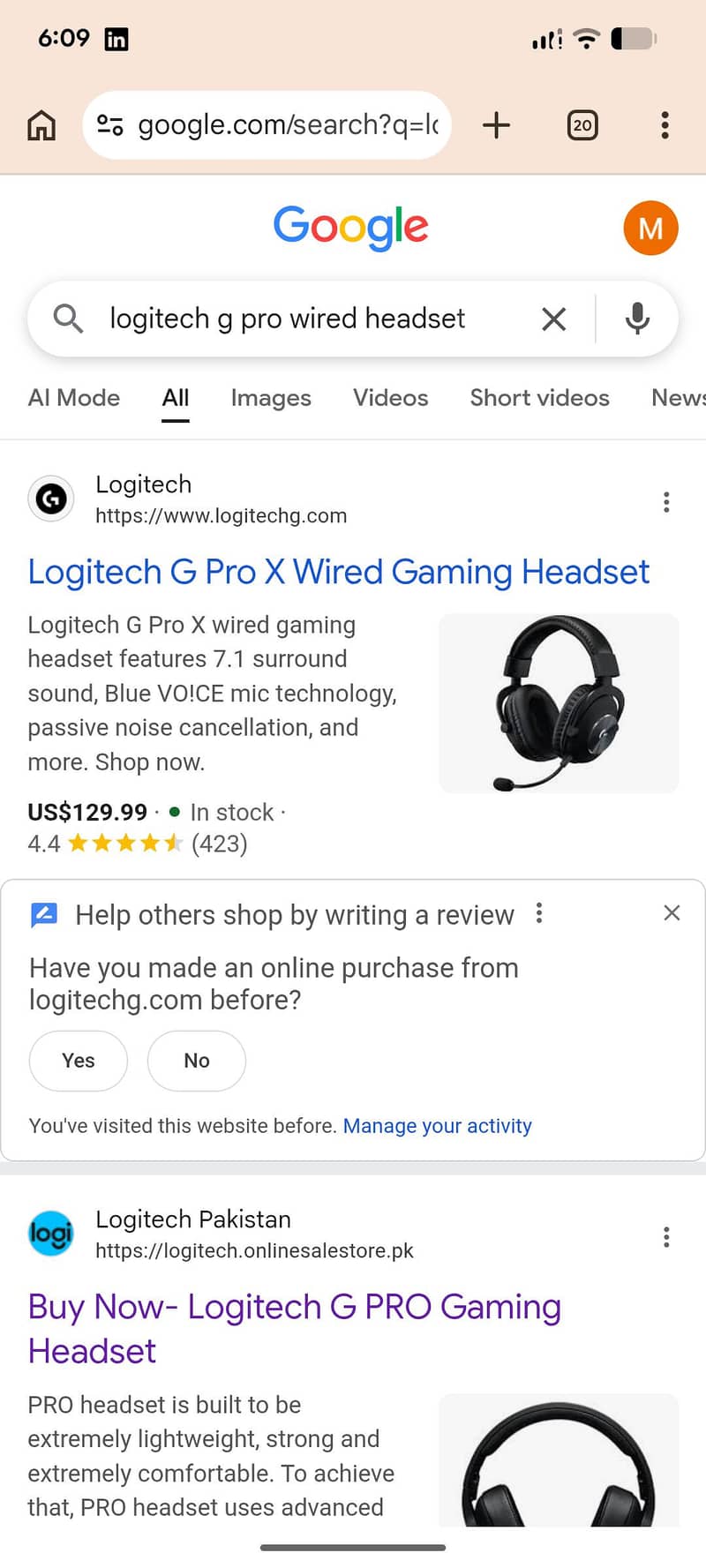 Logitech G Pro X headset 8