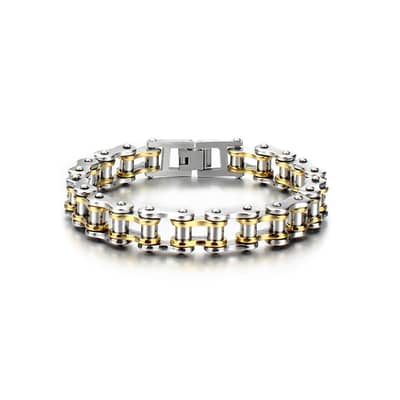 Gold Motorcycle Chain  Bracelet for men free delivery