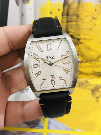 HUGO BOSS-TANK SHAPE-NEW & ORIGINAL WATCH-SEIKO CITIZEN CASIO ARMANI