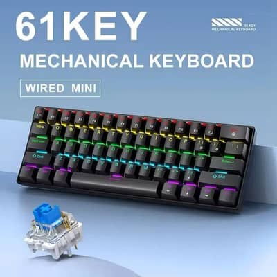 61 keys RGB Mechanical Keyboard