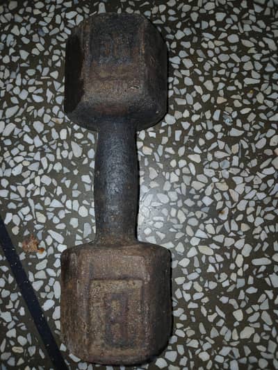 Used Iron Dumbbells Pair – Heavy Duty