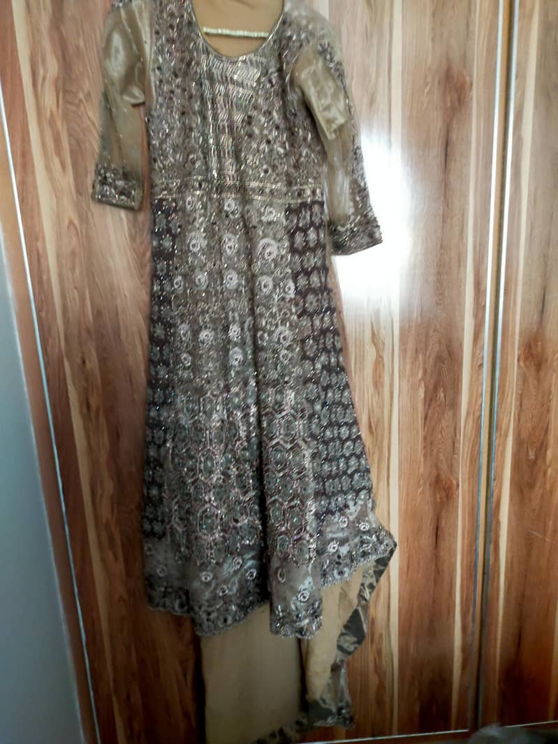 Luxury Long Tail Walima Maxi | Designer Bridal Maxi | One Time Worn | 2