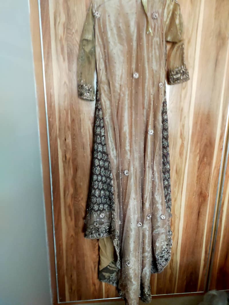 Luxury Long Tail Walima Maxi | Designer Bridal Maxi | One Time Worn | 1