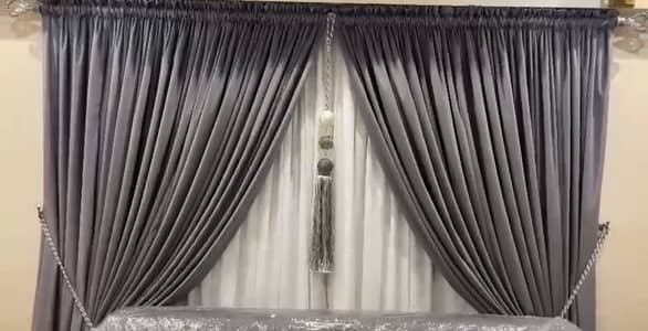 Velvet curtains