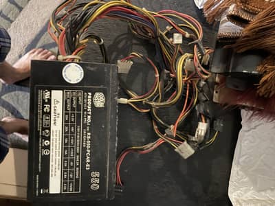 Cooler master 550 watt powersupply and Branded 400 watt power supply