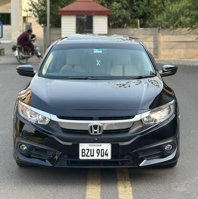 Honda civic x red meter