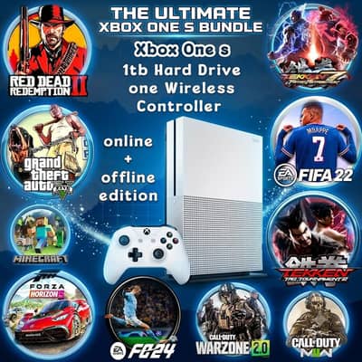 Xbox One S Online+ Offline Edition With 1tb Hard Drive