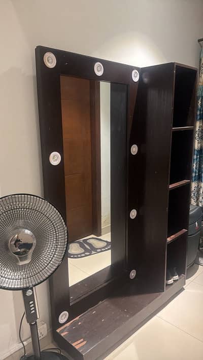 Used Wooden Dressing Mirror