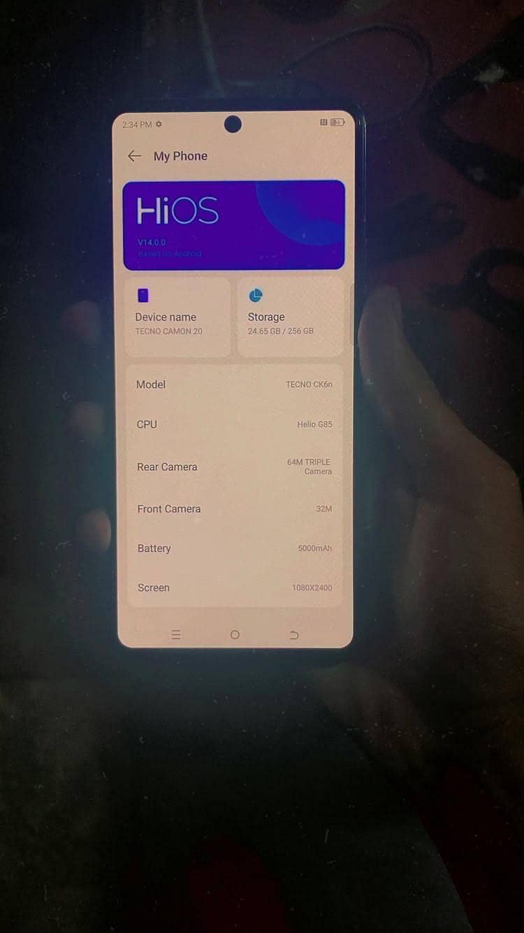 Tecno CAMON 20 4