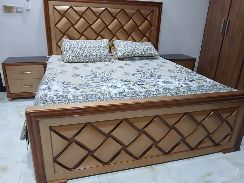bed with dressing table 14