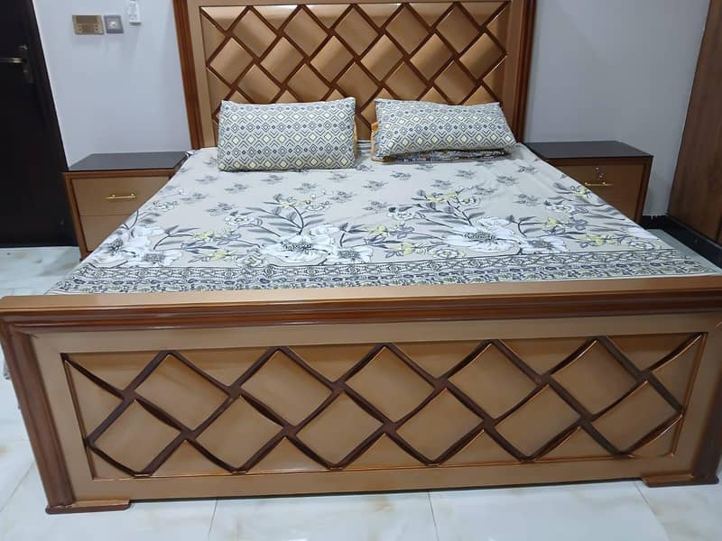 bed with dressing table 19