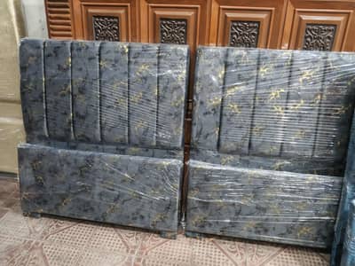 Single Beds. Pair Full Qusion. Texture Fabric. Latest Design.