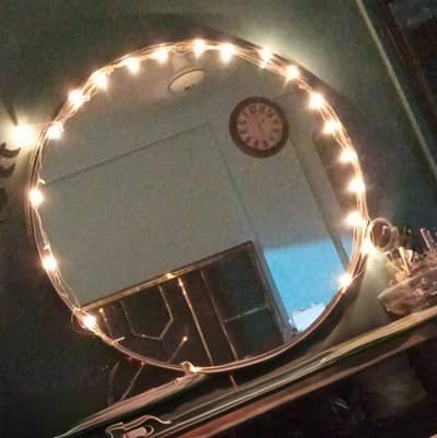 Large Minimalist Round Wall Mirror