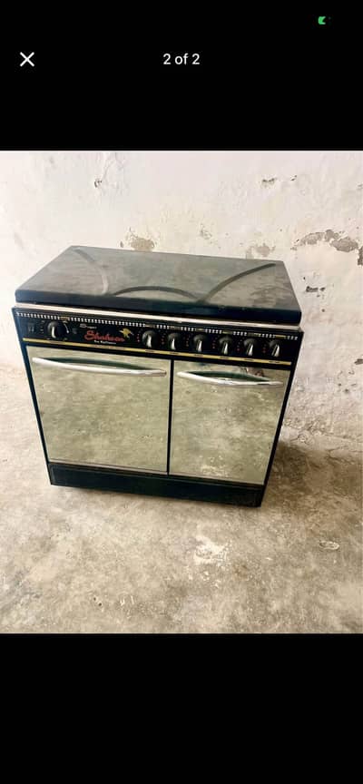 Cooking range new 2 in 1 gas / electricity