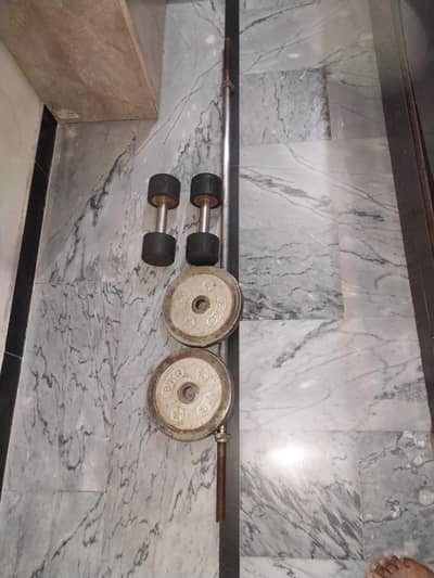 Dumbbells , Weight Plates & Barbel Rod
