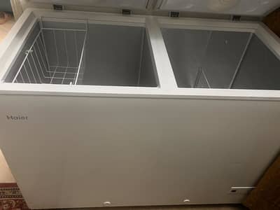 Haier Double Door Freezer - New Condition - White Color