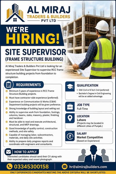 Site Supervisor/Engineer