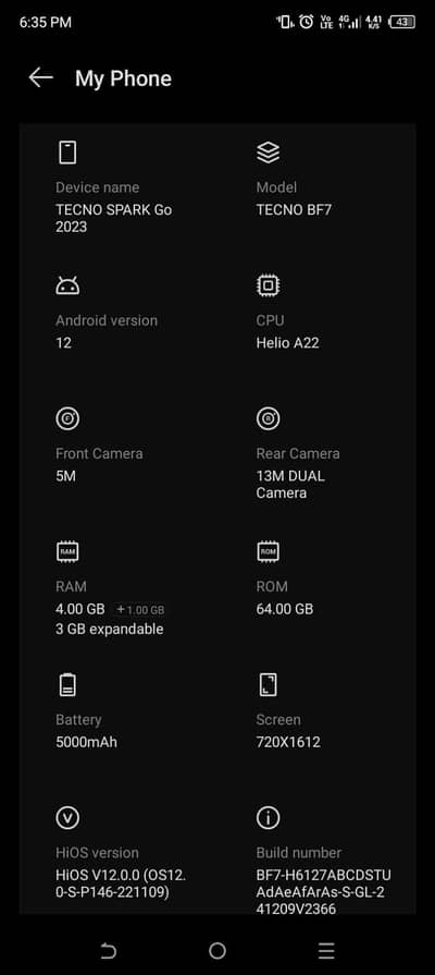 Tecno Spark Go