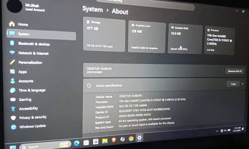 Lenovo think pad t 14 11th gen intel core i5 16gb ram 512gb ssd