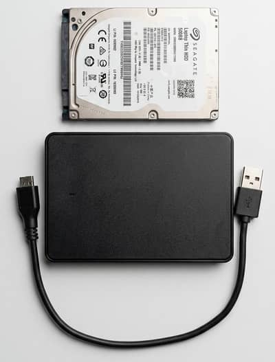 Seagate 500GB Portable External HDD with Case for Laptop/PC