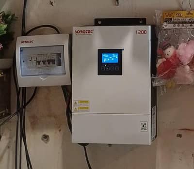 Solar System for Sale – 1200W Sorotec Inverter + 2 Solar Panels