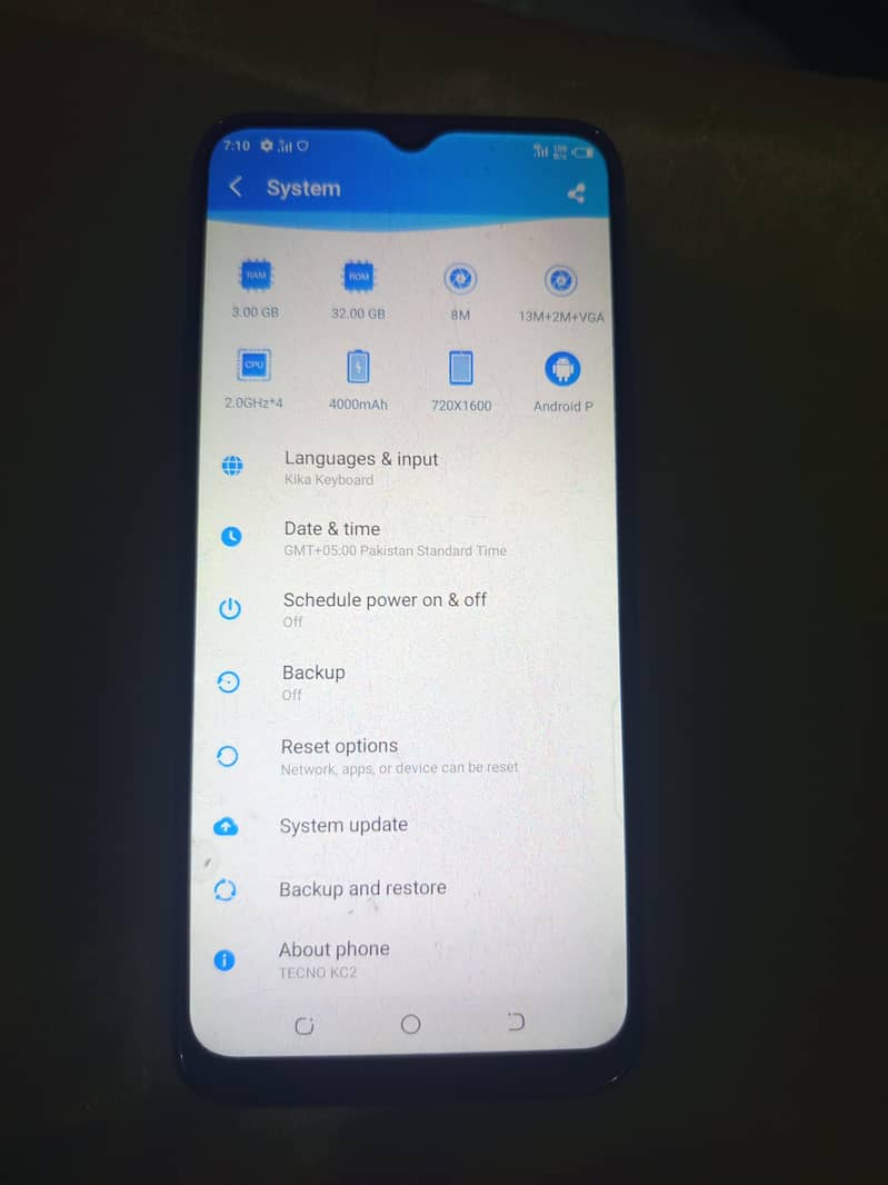 Tecno KC2 0
