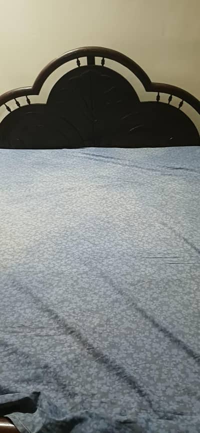 Used double bed with side tables