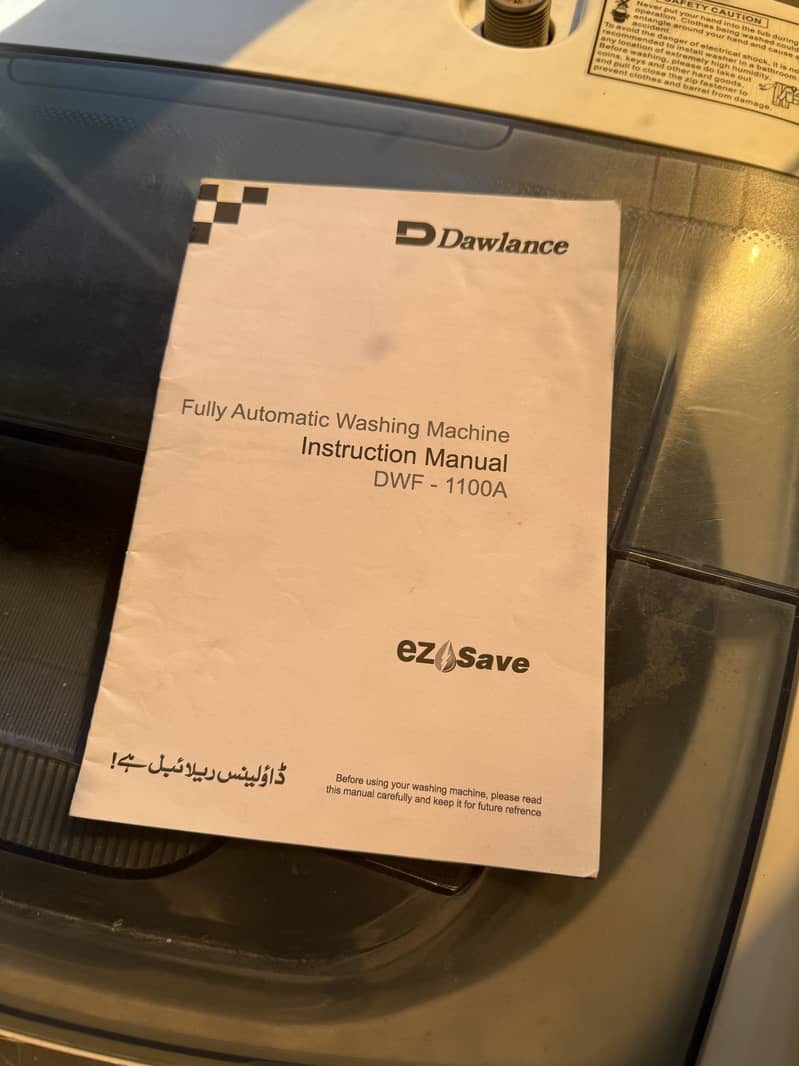 Dawlance Fully Automatic Washing Machine 9