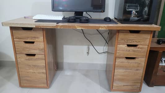 Alex Drawer Table perfect for gaming setups or office use