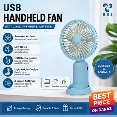 Portable fan 3 in 1