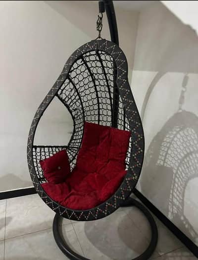 Egg shape hanging swing Chair